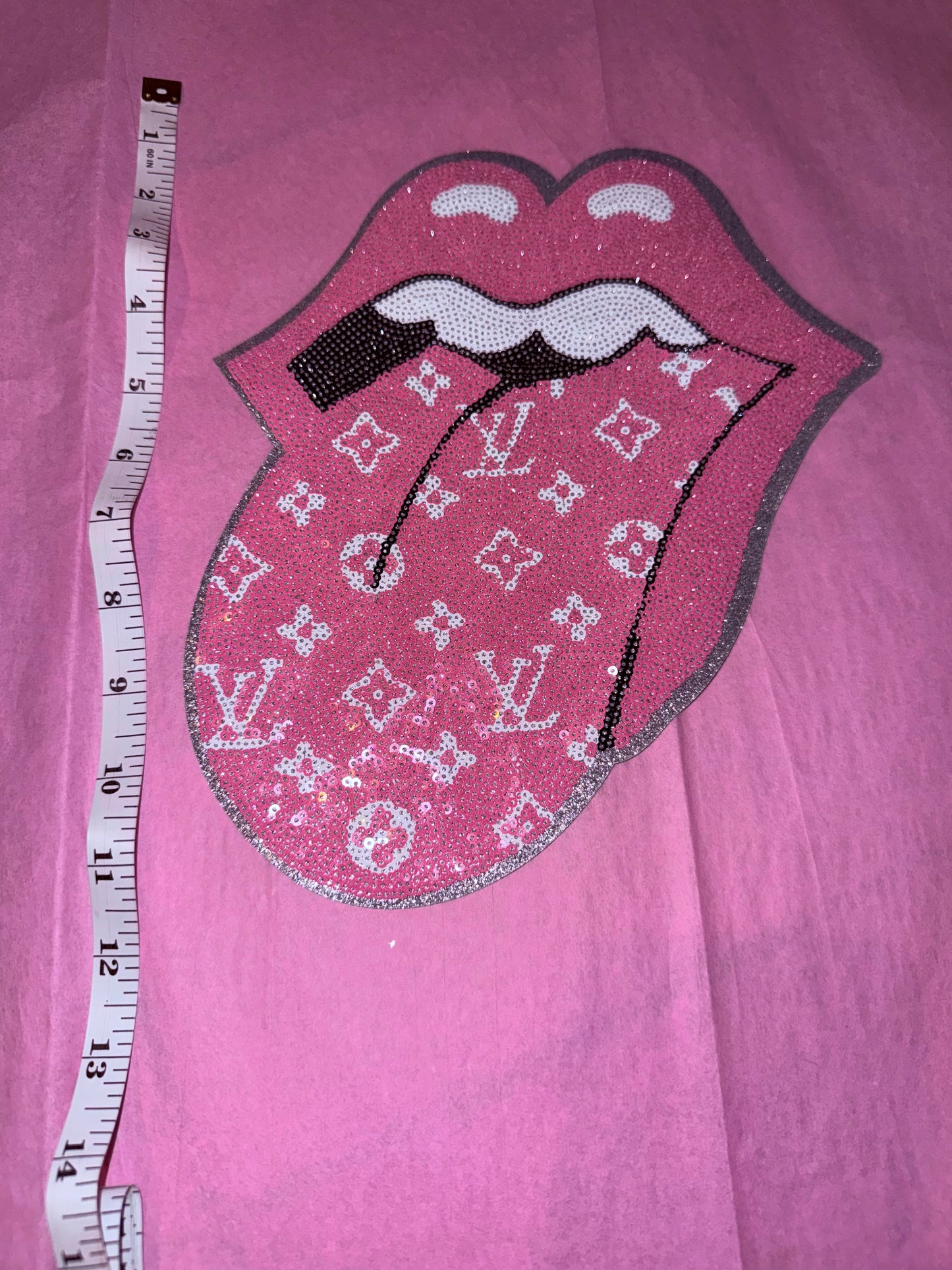 Chinelle iron on patch