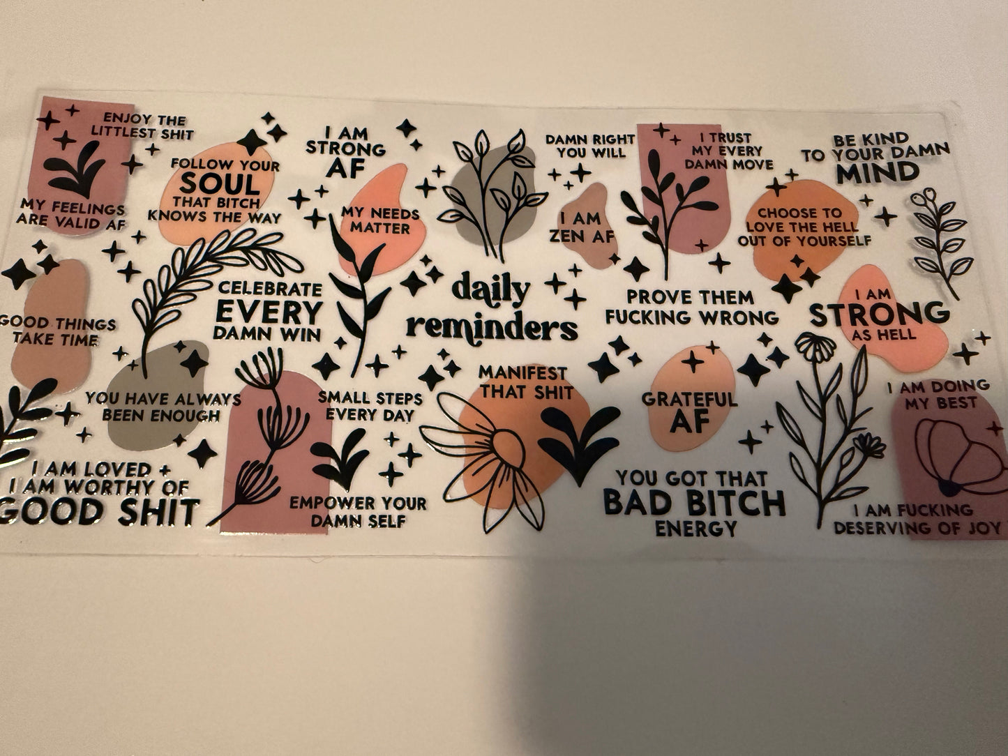 Daily reminder affirmations