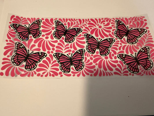 Pink butterflies