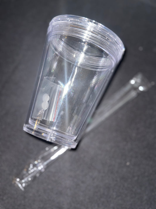 12oz acrylic snowglobe tmblr