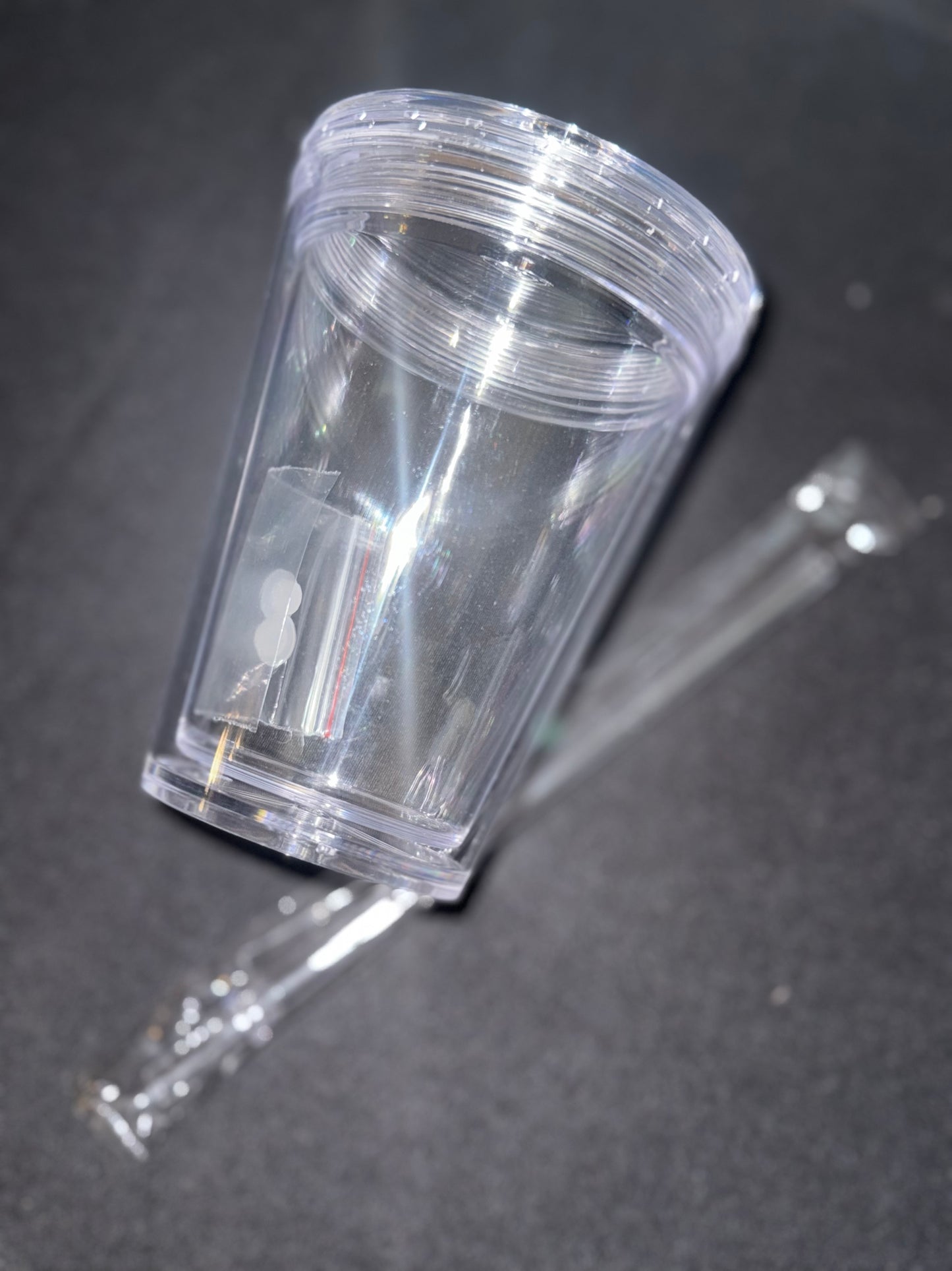 12oz acrylic snowglobe tmblr