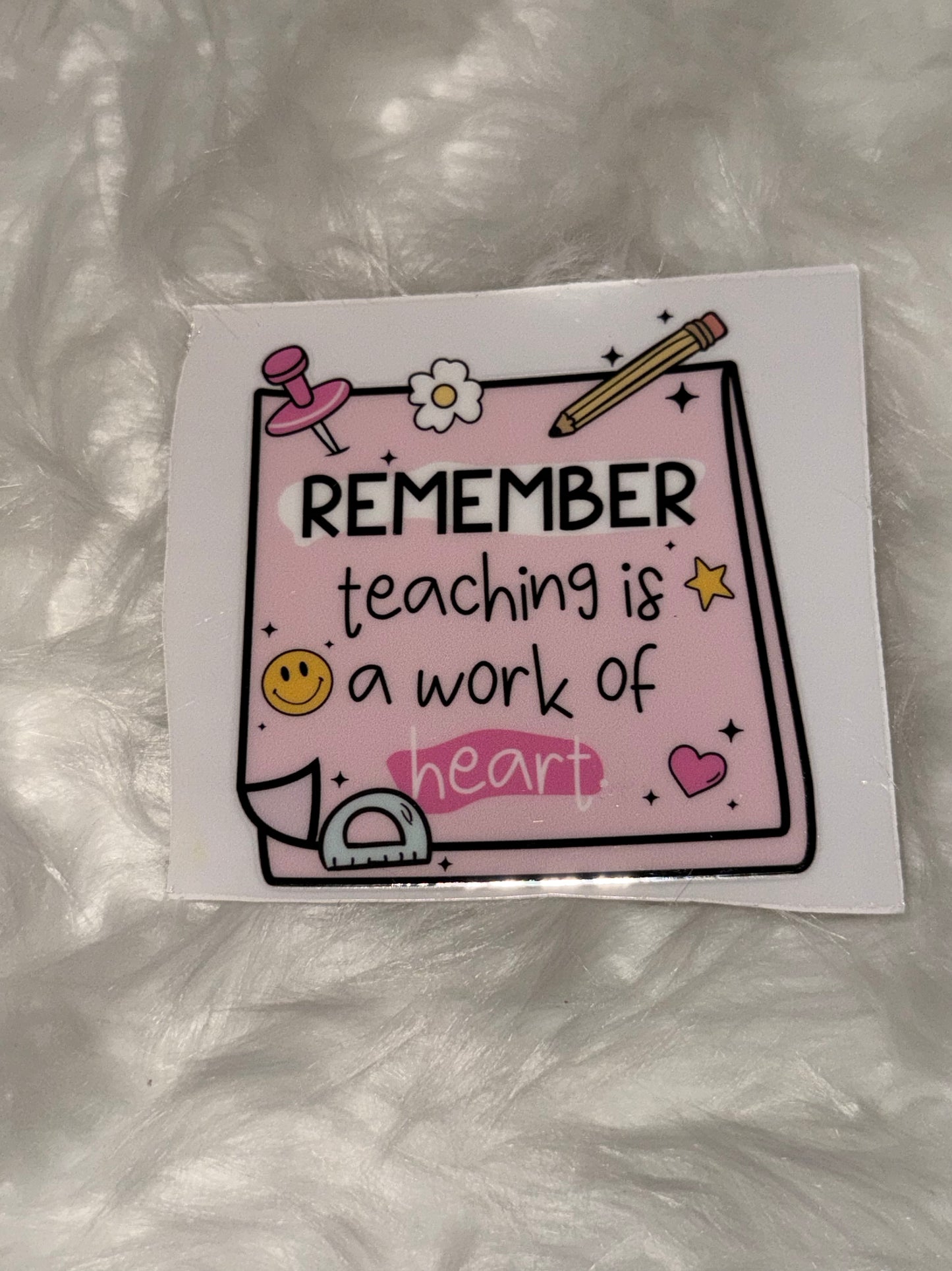 Teaching is a work of heart