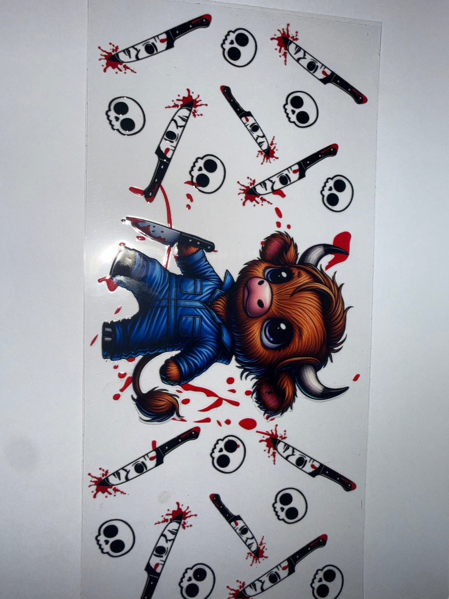 Halloween tumbler/lid kit