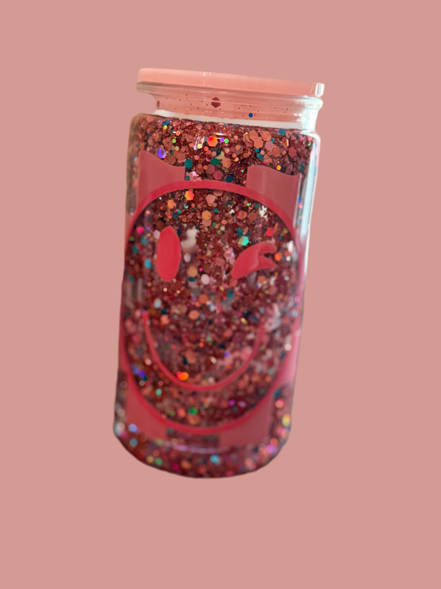 Winking snowglobe tumbler