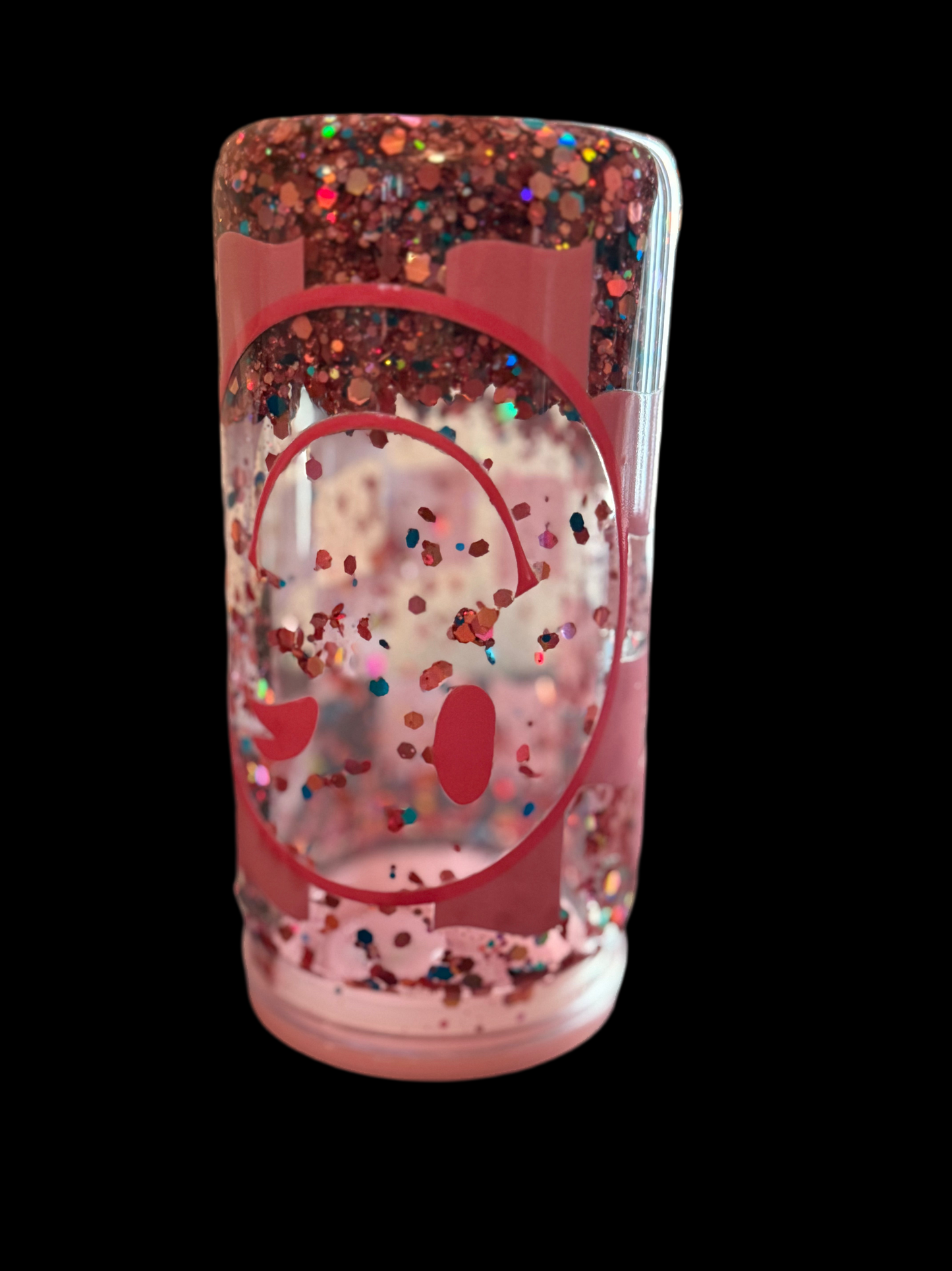 Winking snowglobe tumbler