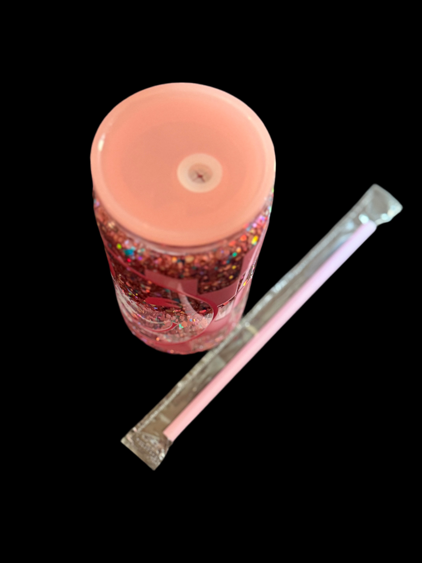 Winking snowglobe tumbler