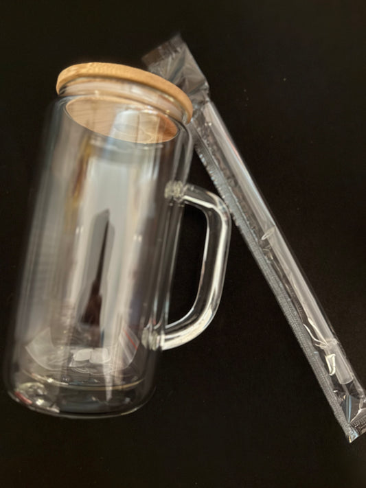 16oz glass snowglobe tmblr